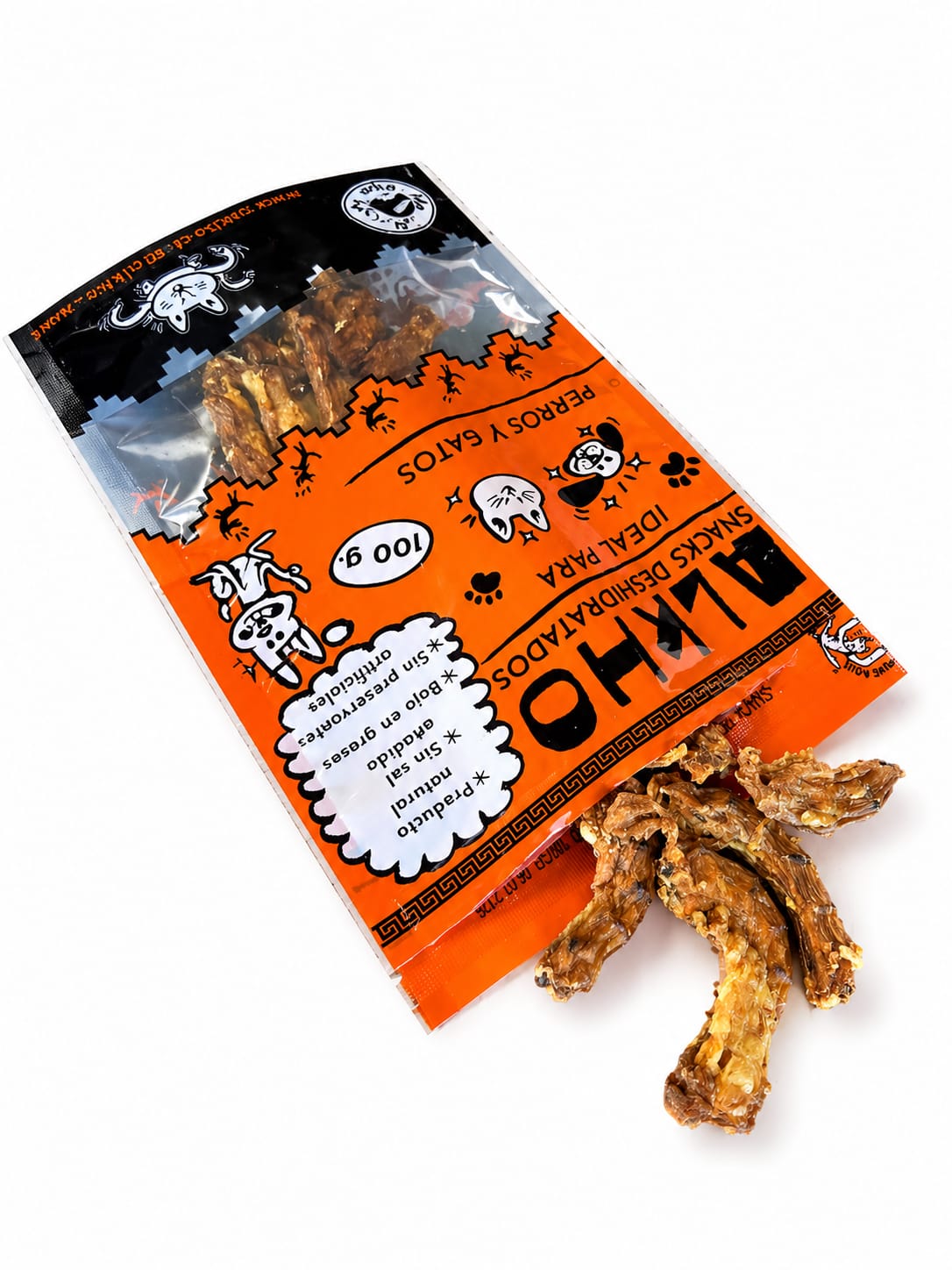 Cogote de Pollo Deshidratado 100g - Imagen 2