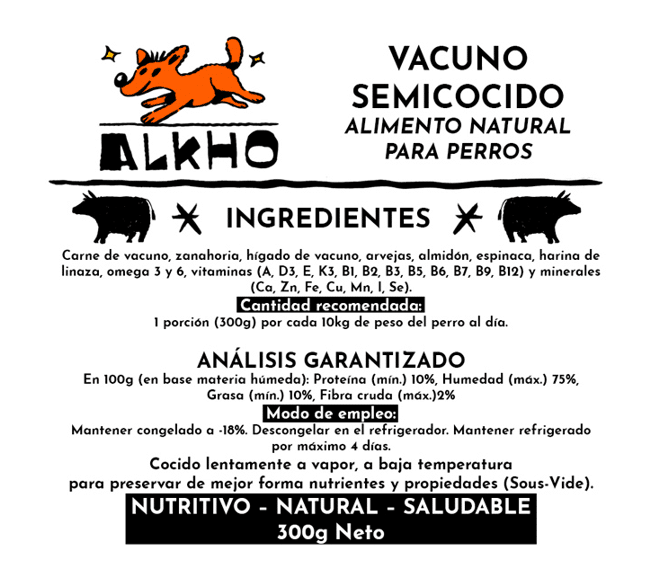 Alimento Cocido Menu Vacuno 3.6KG - Imagen 2