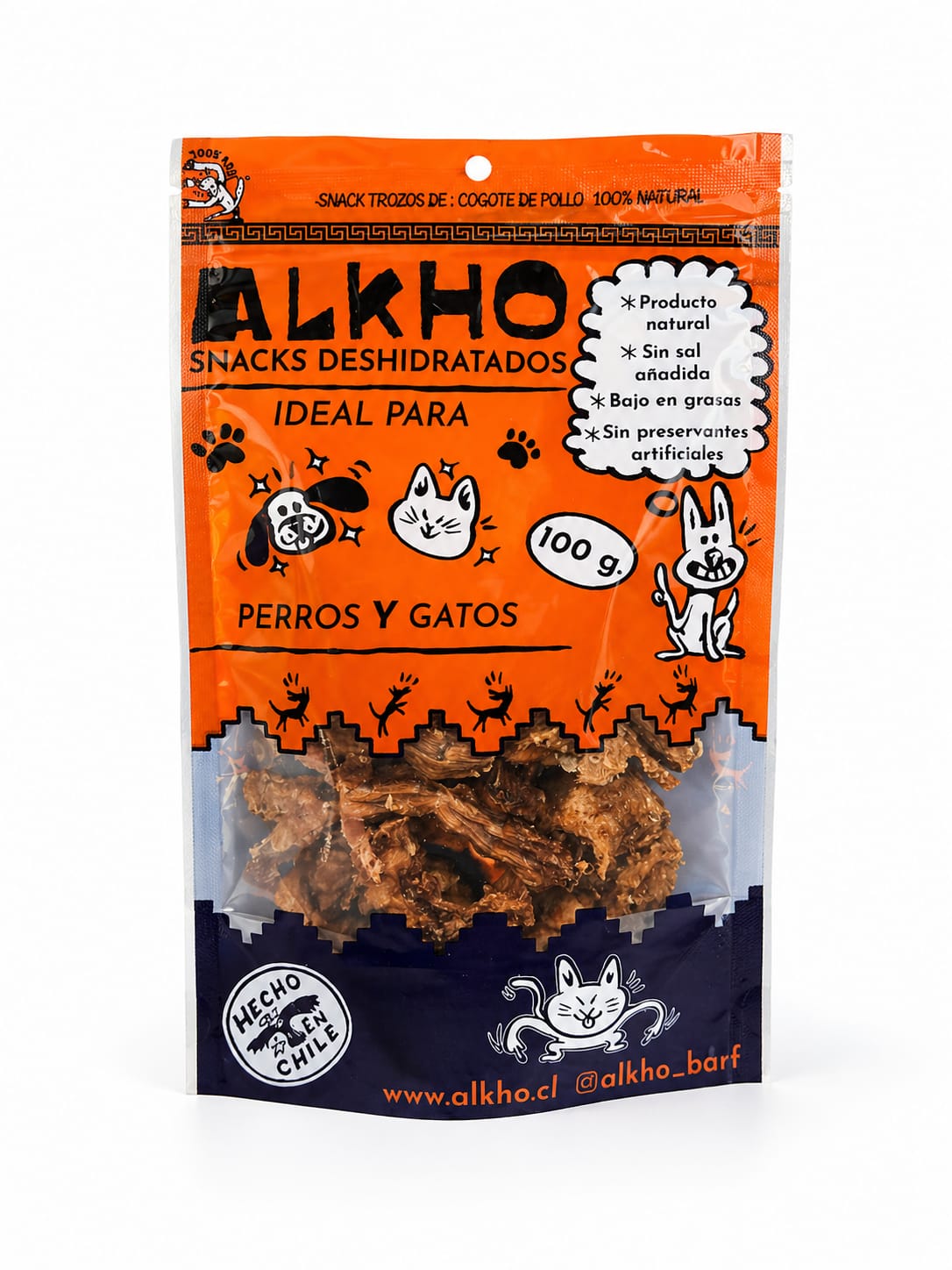 Cogote de Pollo Deshidratado 100g